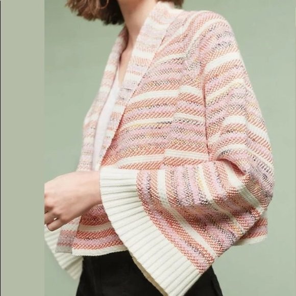 Anthropologie Moth Mahalia Cardigan Bell Sleeve Sweater - Picture 5 of 6